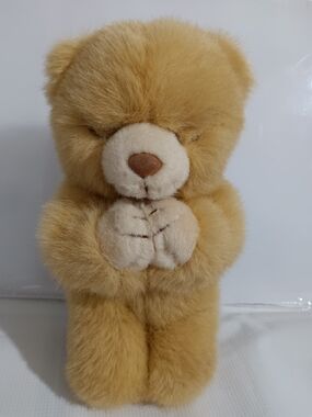 Ty Vintage 1995 Hope The Praying Teddy Bear Plush Toy Brown Color